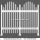 Pagar Taman Plastik / PVC Steel Picket Fence